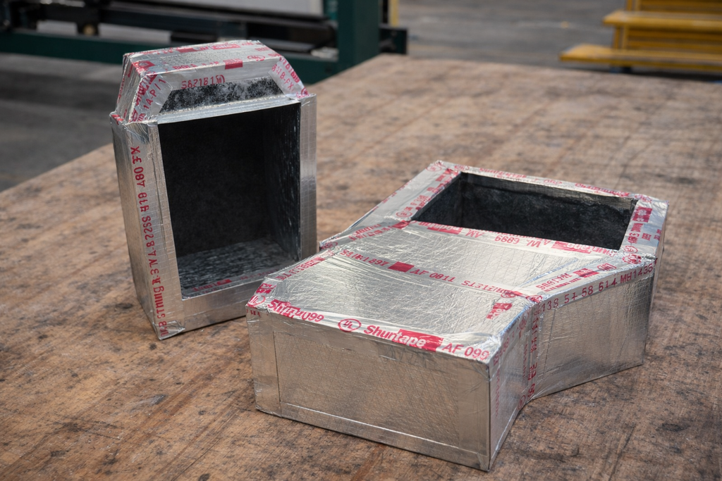 R6 Ductboard Register Boot Small